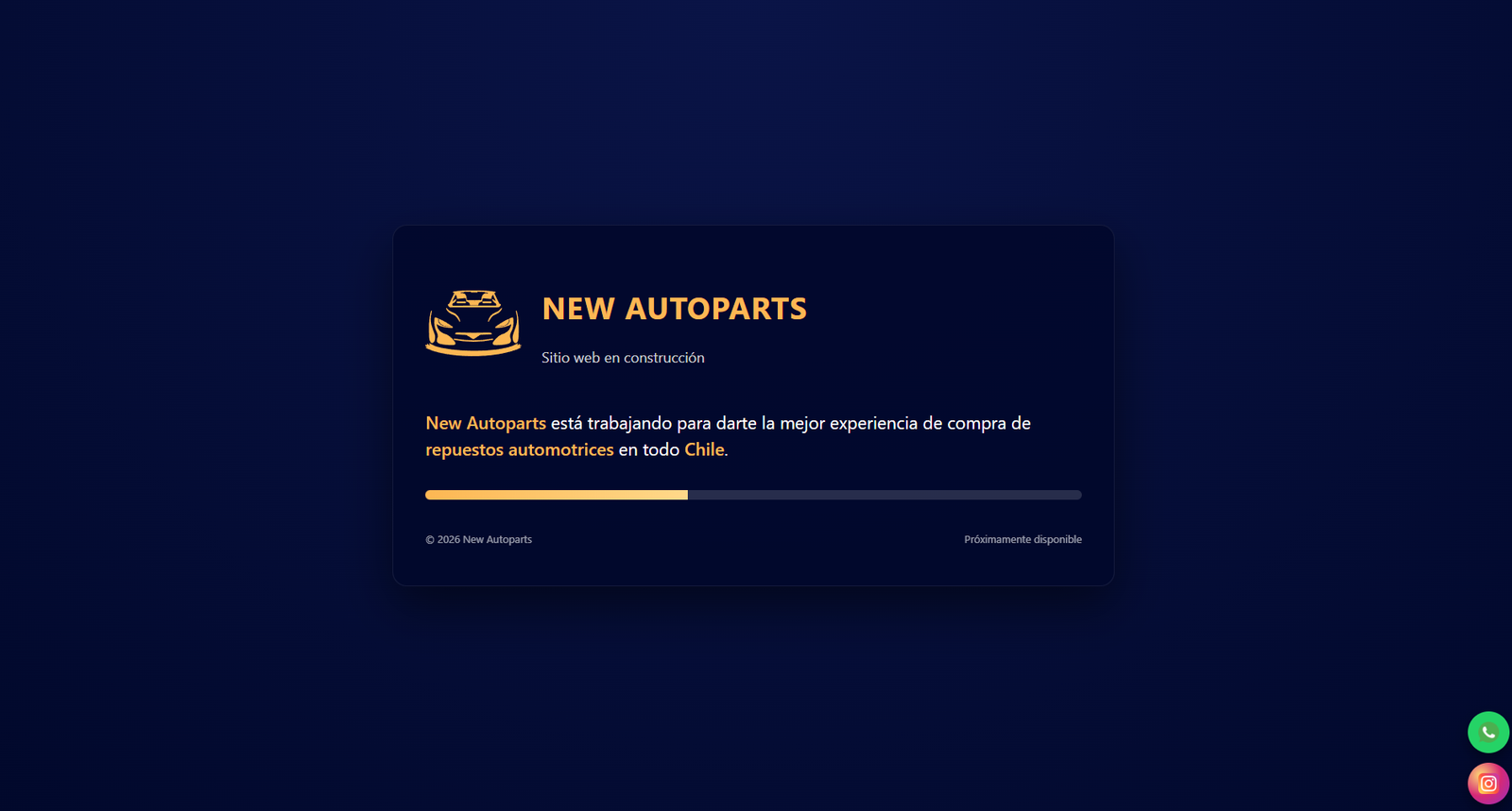 NewAutoParts.cl - Ecommerce para repuestos